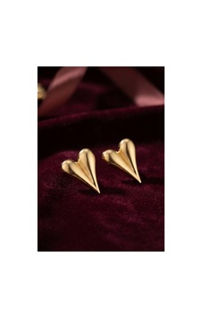316l Çelik Gold Renk Model Küpe Tj-bkp12015 Evimdeyokyok