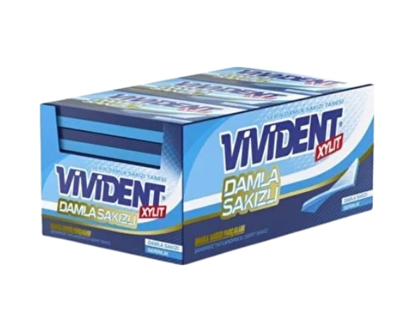 Vivident Damla Sakızlı 14 Adet Şekersiz Tatlandırıcılı Şerit Sakız 26 Gr 18 Adet-137 Vivident Damla Sakızlı 14 Adet Şekersiz Tatlandırıcılı Şerit Sakız 26 Gr 18 Adet-137