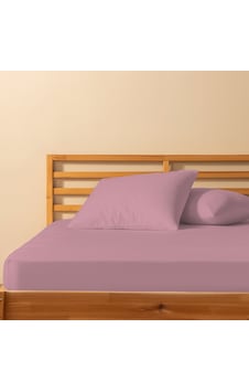 %100 Pamuklu Tek Kişilik Lastikli Çarşaf 120x200+30 50x70 Yastık Kılıfı 1 Adet Mor %100 Pamuklu Tek Kişilik Lastikli Çarşaf 120x200+30 50x70 Yastık Kılıfı 1 Adet Mor