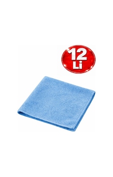 Mikrofiber Bez 40x40 Mavi 12li Mikrofiber Bez 40x40 Mavi 12li