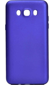 Galaxy J7 2016 Kılıf Zore Premier Silikon Kapak Saks Mavi