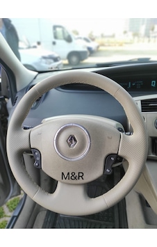Megane 2 Kaplama Deri Direksiyon Kılıfı Siyah Megane 2 Kaplama Deri Direksiyon Kılıfı Siyah