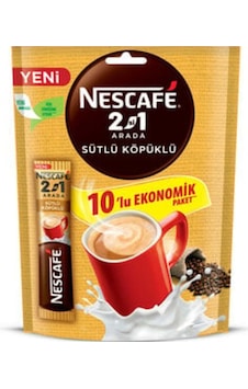 2 Si 1 Arada Sütlü Köpüklü 10'lu Paket 100gr 1 Adet Diğer 2 Si 1 Arada Sütlü Köpüklü 10'lu Paket 100gr 1 Adet Diğer