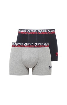 Ecko Unltd. Ecko Lacivert - Gri Melanj 2'li Boxer Lacivert - Gri Melanj
