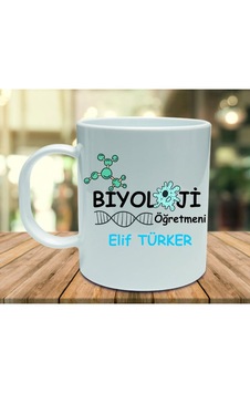 Biyoloji Öğretmeni İsme Özel Kupa Bardak 07 Beyaz Biyoloji Öğretmeni İsme Özel Kupa Bardak 07 Beyaz