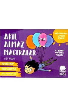Akıl Almaz Maceralar Seti-10 Kitap Takım - Yusuf Pazarcı - Mavi Kirpi Akıl Almaz Maceralar Seti-10 Kitap Takım - Yusuf Pazarcı - Mavi Kirpi