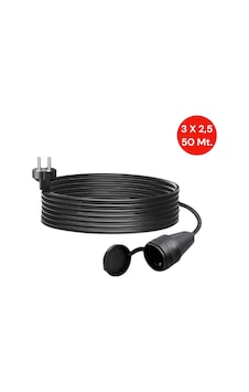 Sgs 3x2,5 Mm² 50 Metre Uzatma Kablo Tekli Dişi Priz Elektrikli Çim Biçme Makinesi İçin Sgs 3x2,5 Mm² 50 Metre Uzatma Kablo Tekli Dişi Priz Elektrikli Çim Biçme Makinesi İçin