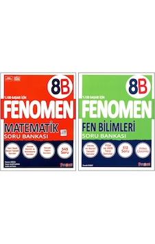 Fenomen 8. Sınıf Lgs Matematik (B) + Fen Bilimleri (B) Soru Banka Fenomen 8. Sınıf Lgs Matematik (B) + Fen Bilimleri (B) Soru Banka