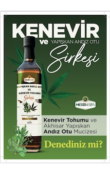 Kenevir Ve Yapışkan Andız Otu Sirkesi 500ml