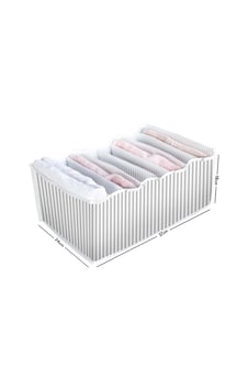 Bts Shop 8 Gözlü Çekmece Içi Akordiyon Organizer - Large Gri-beyaz Bts Shop 8 Gözlü Çekmece Içi Akordiyon Organizer - Large Gri-beyaz