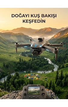 Uzaktan Kumandalı Çift Kameralı Hobi Ve Fotoğraf Drone'u Belirtilmemiş Uzaktan Kumandalı Çift Kameralı Hobi Ve Fotoğraf Drone'u Belirtilmemiş