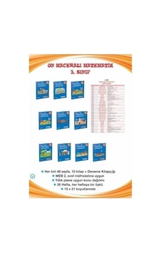 Metafor 3.sınıf On Maceralı Matematik Seti