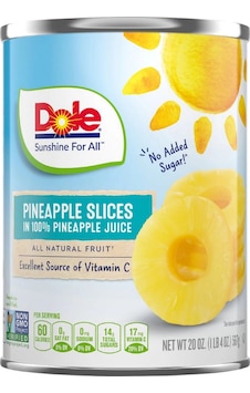 Dole Pineapple Slices İn Pineapple Juice 567 G