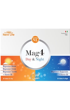 New Life Mag4 Day Night 60 Tablet New Life Mag4 Day Night 60 Tablet