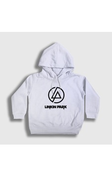 Presmono Unisex Çocuk Logo Linkin Park Kapüşonlu Sweatshirt Beyaz Presmono Unisex Çocuk Logo Linkin Park Kapüşonlu Sweatshirt Beyaz