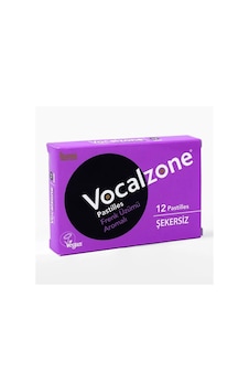 Vocalzone Frenk Üzümlü 12li Pastil Vocalzone Frenk Üzümlü 12li Pastil