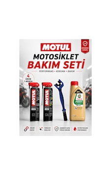 Motul C1 + C4 400 Ml Zincir Bakım Seti + 10w-40 4t 1l Motor Yağı Ve Fırça