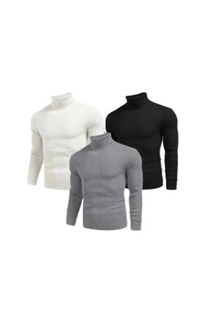 Valensdesign 3 Adet Unisex Kaşkorse Boğazlı Full Likralı Fitilli Body Kazak Çok Renkli Valensdesign 3 Adet Unisex Kaşkorse Boğazlı Full Likralı Fitilli Body Kazak Çok Renkli