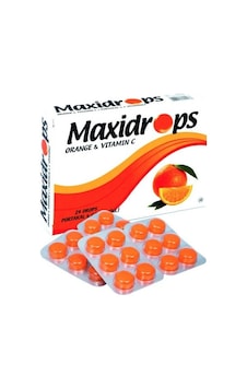 Maxidrops Portakal C Vitaminli 24 Pastil Maxidrops Portakal C Vitaminli 24 Pastil