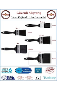 Aldeko Plastik Saplı Yağlı Boya Fırçası - No: 4 Aldeko Plastik Saplı Yağlı Boya Fırçası - No: 4