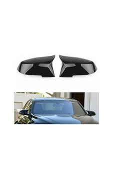 Bmw 3 Serisi F30 2012 - 2019 Batman Ayna Kapağı (parlak Siyah)