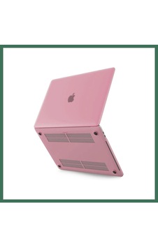 En-cag Macbook Pro 13 2021 Macbook Buzlu Kapak - Pembe Bss En-cag Macbook Pro 13 2021 Macbook Buzlu Kapak - Pembe Bss