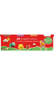 Faber-Castell Oyun Hamuru 4 Renk 4x100 Faber-Castell Oyun Hamuru 4 Renk 4x100