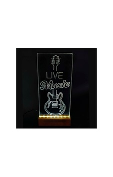 Live Music Gitar Led Işıklı Pleksi Kişiye Özel Gece Lambası Beyaz - 738341504 Beyaz Live Music Gitar Led Işıklı Pleksi Kişiye Özel Gece Lambası Beyaz - 738341504 Beyaz