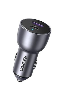 52.5 W Çift Port Usb C-usb A Pd-qc Hızlı Araç Şarj Cihazı