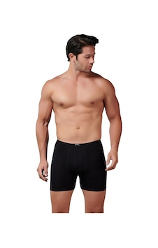 6 Adet Gümüş Erkek Bambu İnce Bel Elastan Boxer 8007 Siyah 6 Adet Gümüş Erkek Bambu İnce Bel Elastan Boxer 8007 Siyah