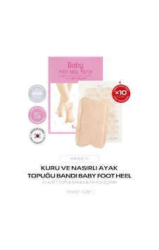 Kuru Yıpranmış Ve Nasırlı Ayak Topuğu Bandı Baby Foot Heel Patch 10 Adet