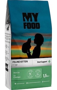 My Food Kitten Start Support Tavuklu Yavru Kedi Maması 1,5 Kg