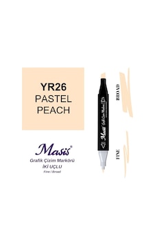 Twin Çift Uçlu Marker Kalemi 26 Pastel Peach