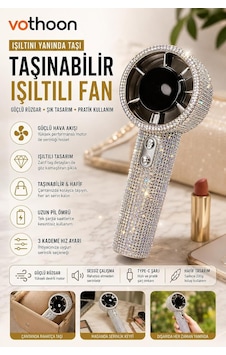 Taşınabilir Fan Kristal Yapay Elmas El Vantilatörü Mini Kişisel El Tipi Fan Işıltılı Soğutma Küçük Fan Taşınabilir Fan Kristal Yapay Elmas El Vantilatörü Mini Kişisel El Tipi Fan Işıltılı Soğutma Küçük Fan