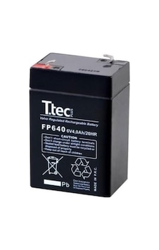 Ttec 6V 4AH Bakımsız Kuru Akü Ttec 6V 4AH Bakımsız Kuru Akü