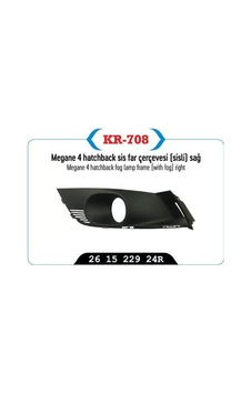 Sis Far Çerçevesı Kapağı Sağ Sisli Megane Iv Sedan Model Sis Far Çerçevesı Kapağı Sağ Sisli Megane Iv Sedan Model