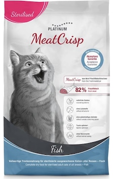Platinum Meatcrisp Balıklı Kısır Kedi Maması 3 Kg Platinum Meatcrisp Balıklı Kısır Kedi Maması 3 Kg