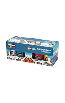 Kumaş Boyası 10 Renk X 30 Ml. Set Kumaş Boyası 10 Renk X 30 Ml. Set
