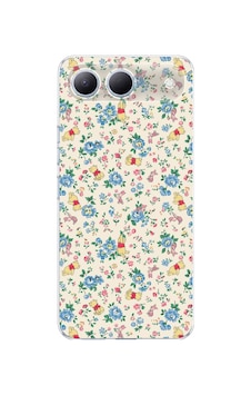 Tecno Spark 40 5g Uyumlu Ayı Winnie Pooh Ve Çiçekler Baskılı Silikon Kılıf Renkli Tecno Spark 40 5g Uyumlu Ayı Winnie Pooh Ve Çiçekler Baskılı Silikon Kılıf Renkli