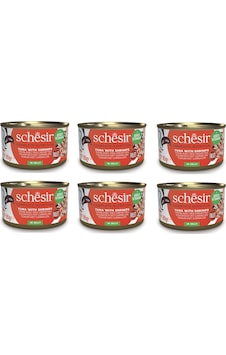 Schesir Ton Ve Karidesli Tam Ve Dengeli Jöleli Kedi Konservesi 85 Gr. X 6 Adet Schesir Ton Ve Karidesli Tam Ve Dengeli Jöleli Kedi Konservesi 85 Gr. X 6 Adet