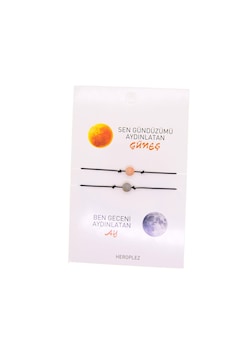 Güneş Ve Ay - Arkadaş Şans Bilekliği Çok Renkli Güneş Ve Ay - Arkadaş Şans Bilekliği Çok Renkli
