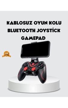 Home Bluetooth Gamepad Kablosuz Oyun Kumandası Tek Cihaz Destekli Home Bluetooth Gamepad Kablosuz Oyun Kumandası Tek Cihaz Destekli
