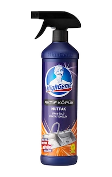 Highgenic Aktif Köpük Sirke Özlü Genel Mutfak Temizlik Spreyi 750 ML Highgenic Aktif Köpük Sirke Özlü Genel Mutfak Temizlik Spreyi 750 ML