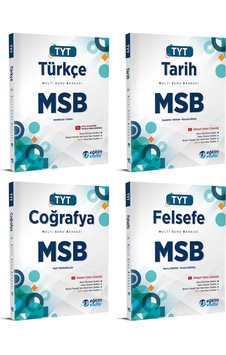 Eğitim Vadisi Tyt Türkçe + Tarih + Coğrafya + Felsefe Msb Seti 4 Kitap 2023 Eğitim Vadisi Tyt Türkçe + Tarih + Coğrafya + Felsefe Msb Seti 4 Kitap 2023