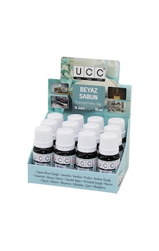 Ucc Esansiyel Koku Yağı 10ml Beyaz Sabun Buhardanlık Çamaşır Makine Ütü Vb. Kullanım - 12'li Paket Diğer Ucc Esansiyel Koku Yağı 10ml Beyaz Sabun Buhardanlık Çamaşır Makine Ütü Vb. Kullanım - 12'li Paket Diğer