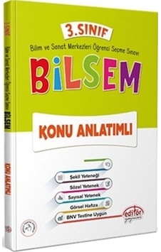 3.Sınıf Bilsem Konu Anlatımlı - Editör 3.Sınıf Bilsem Konu Anlatımlı - Editör