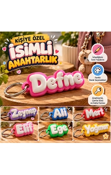 Kişiye Özel İsimli Anahtarlık Renkli Kabartmalı Harfli Çanta Süsü Çok Renkli Kişiye Özel İsimli Anahtarlık Renkli Kabartmalı Harfli Çanta Süsü Çok Renkli