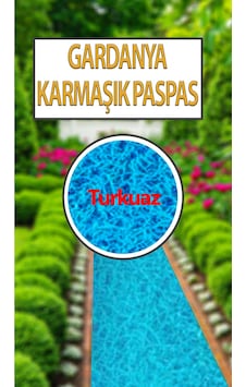 Gardenya Kıvırcık Karmaşık Paspas, Halı, Yolluk Kaymaz 100 Cm En 12 Mm Kalınlık Turkuaz Gardenya Kıvırcık Karmaşık Paspas, Halı, Yolluk Kaymaz 100 Cm En 12 Mm Kalınlık Turkuaz