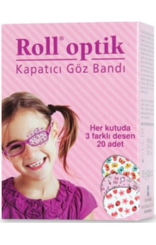 Roll Optik Kız Kapatıcı Göz Bandı 20 Adet Roll Optik Kız Kapatıcı Göz Bandı 20 Adet