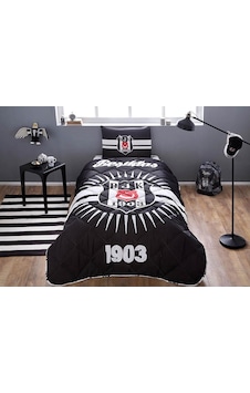 Taç Yorgan Seti Bjk Beşiktaş Tek Kişilik Yastık Taç Yorgan Seti Bjk Beşiktaş Tek Kişilik Yastık